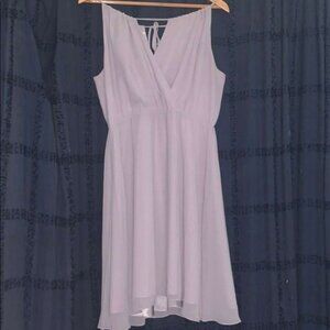 Chic Sleeveless Lavender Midi Dress